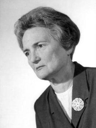 Szemz Magda portrja az 1950-es vekben.