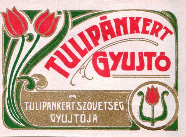 Tulipnkert gyufa